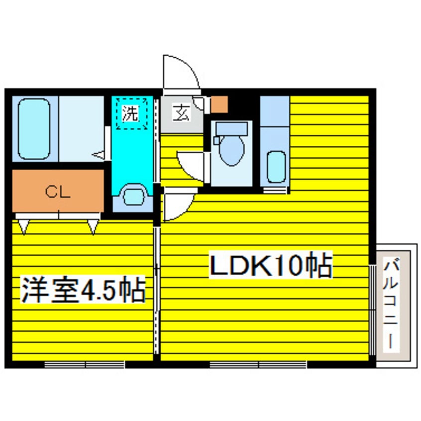 間取図 グランディールN15