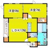 札幌市営地下鉄南北線/北２４条駅 徒歩14分 1階 築12年 2LDKの間取り