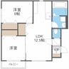 札幌市営地下鉄南北線/北１８条駅 徒歩5分 2階 築14年 2LDKの間取り