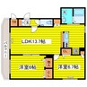 札幌市営地下鉄東豊線/元町駅 徒歩9分 4階 築17年 2LDKの間取り