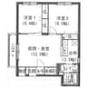 札幌市営地下鉄東豊線/環状通東駅 徒歩5分 3階 築11年 2LDKの間取り