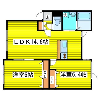 間取図 プランドール北27条
