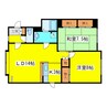 札幌市営地下鉄東豊線/環状通東駅 徒歩7分 2階 築29年 2LDKの間取り