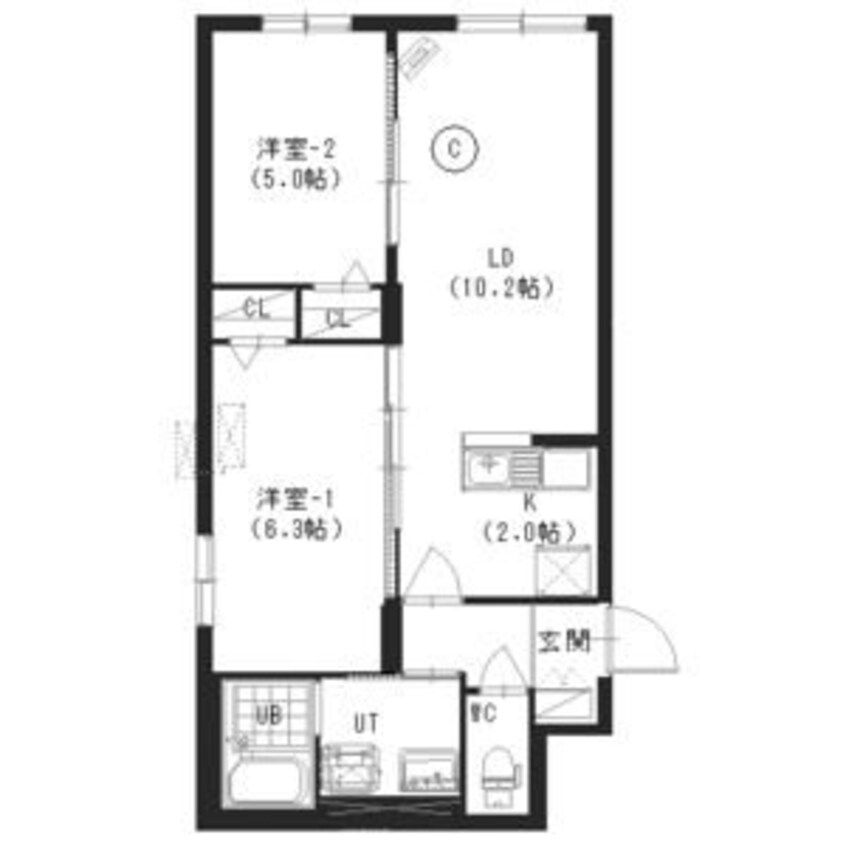 間取図 アムール（Amour）