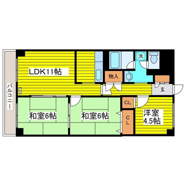間取り図 千松ハイツ