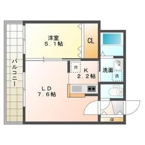 間取り図 セブンスコートN14