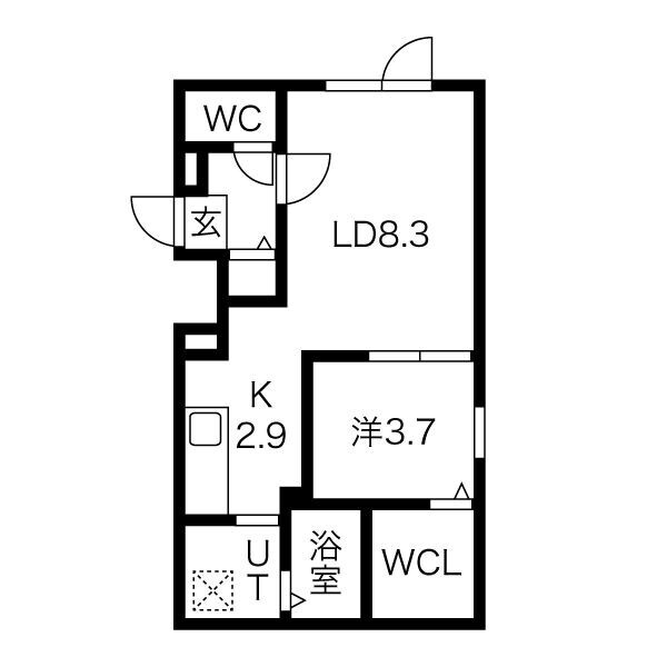 間取り図 LiveaseN16（リヴィースエヌ16）
