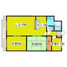 札幌市営地下鉄東豊線/元町駅 徒歩11分 4階 築35年 3LDKの間取り