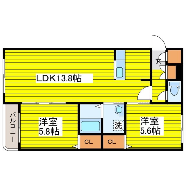 間取り図 ブロッサ美香保