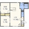 札幌市営地下鉄東豊線/環状通東駅 徒歩16分 2階 築10年 2LDKの間取り
