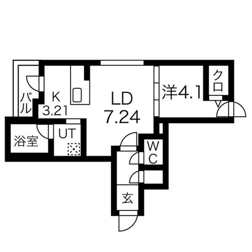 間取図 レスツオン北13