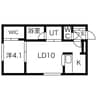 札幌市営地下鉄東豊線/東区役所前駅 徒歩3分 4階 築9年 1LDKの間取り