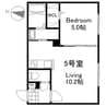 札幌市営地下鉄東豊線/元町駅 徒歩3分 4階 築浅 1LDKの間取り