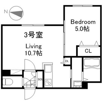 間取図 Lien 元町（リアン）