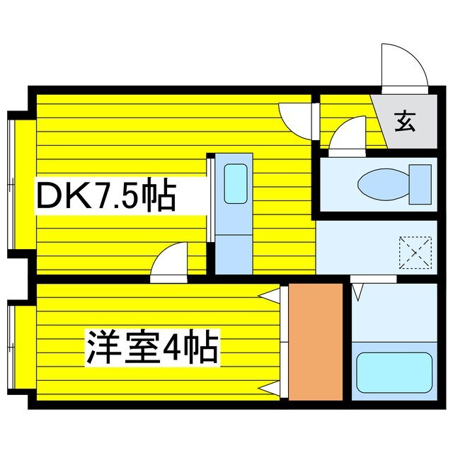 間取り図 札幌市営地下鉄東豊線/東区役所前駅 徒歩6分 3階 築29年