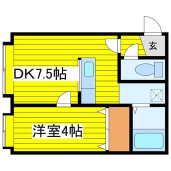 間取図 札幌市営地下鉄東豊線/東区役所前駅 徒歩6分 3階 築29年