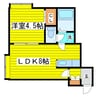 札幌市営地下鉄東豊線/東区役所前駅 徒歩5分 3階 築24年 1LDKの間取り