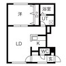 札幌市営地下鉄東豊線/元町駅 徒歩8分 3階 築19年 1LDKの間取り