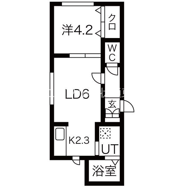 間取り図 アルバ元町