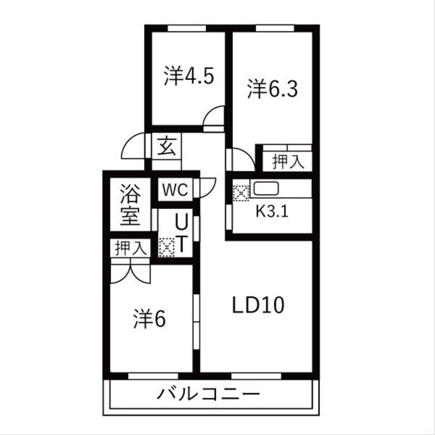 間取図 グランベルサ
