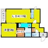 ル・ファールN12 1LDKの間取り