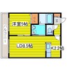 札幌市営地下鉄東豊線/元町駅 徒歩4分 3階 築9年 1LDKの間取り