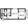 札幌市営地下鉄東豊線/東区役所前駅 徒歩3分 3階 築16年 1LDKの間取り