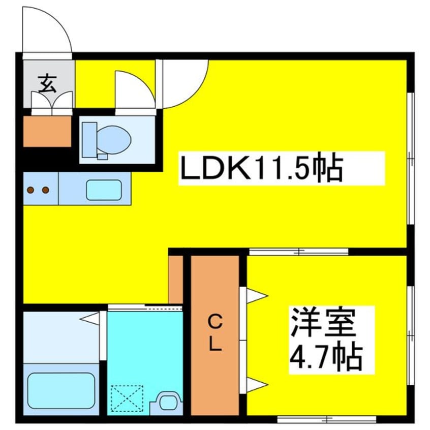 間取図 Ciel　Serein（シエルスラン）
