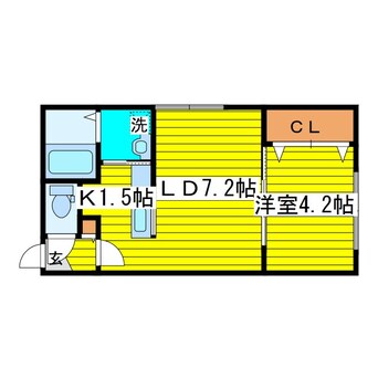 間取図 ラポムN16