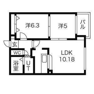 間取り図 カーム北18条