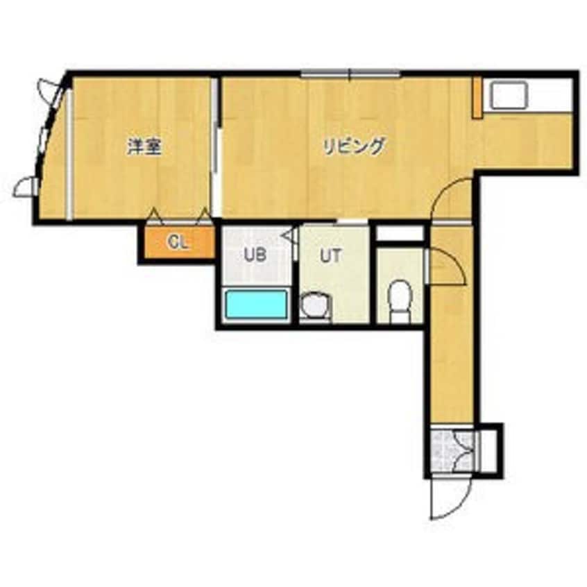 間取図 札幌市営地下鉄東豊線/環状通東駅 徒歩1分 3階 築20年