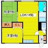札幌市営地下鉄東豊線/環状通東駅 徒歩5分 2階 築32年 2LDKの間取り