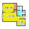 札幌市営地下鉄東豊線/東区役所前駅 徒歩5分 4階 築35年 1LDKの間取り