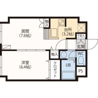 間取図 札幌市営地下鉄東豊線/東区役所前駅 徒歩3分 1階 築33年