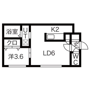 間取図 札幌市営地下鉄東豊線/環状通東駅 徒歩6分 3階 築7年