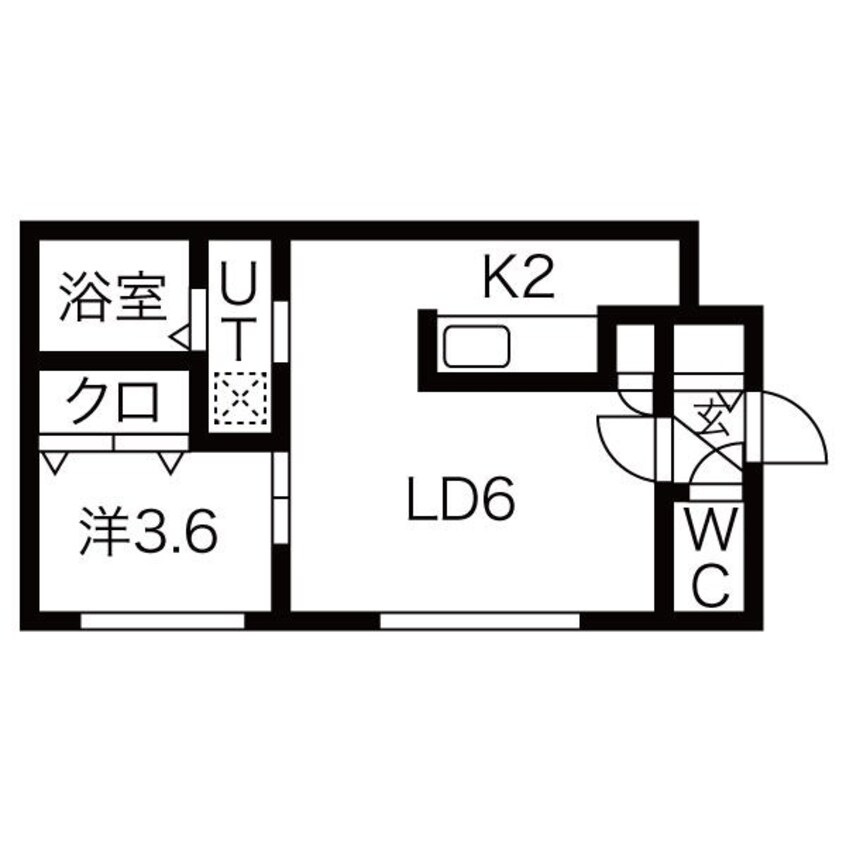 間取図 札幌市営地下鉄東豊線/環状通東駅 徒歩6分 3階 築7年