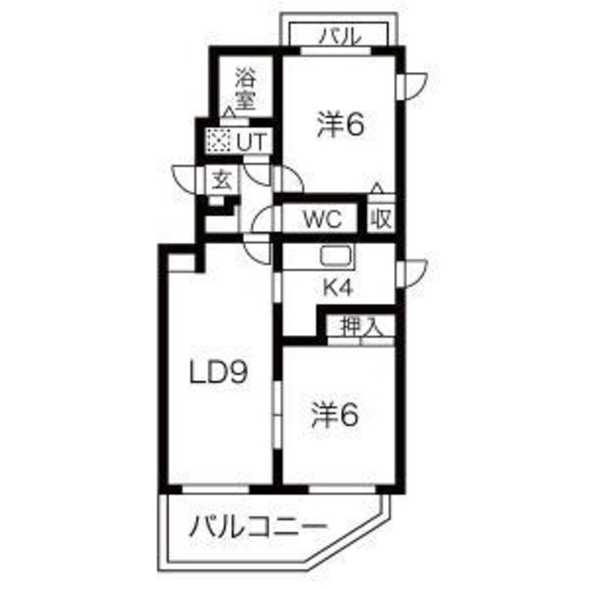 間取図 札幌市営地下鉄南北線/北２４条駅 徒歩9分 5階 築31年