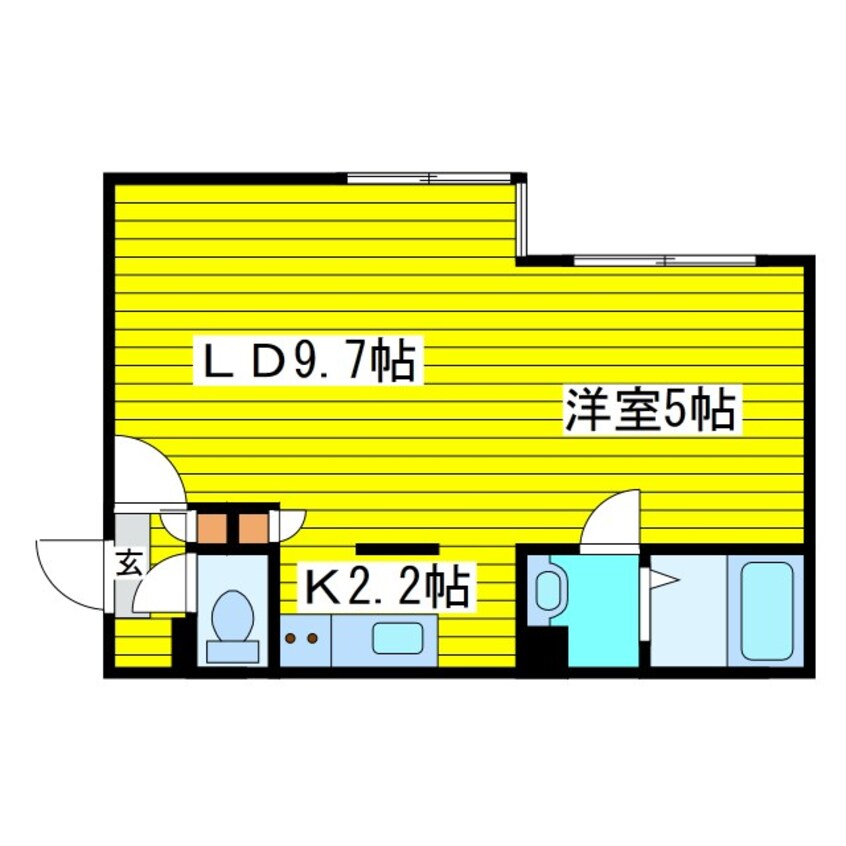 間取図 札幌市営地下鉄東豊線/さっぽろ駅 徒歩6分 1階 築12年