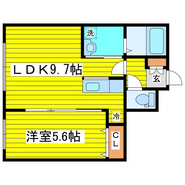 間取り図 札幌市営地下鉄東豊線/さっぽろ駅 徒歩5分 3階 築13年
