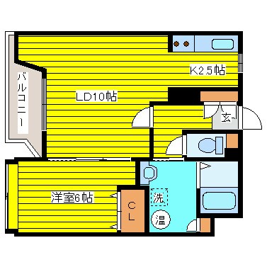 間取り図 札幌市営地下鉄東豊線/北１３条東駅 徒歩9分 3階 築22年