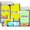 札幌市営地下鉄東豊線/新道東駅 徒歩7分 4階 築34年 2DKの間取り