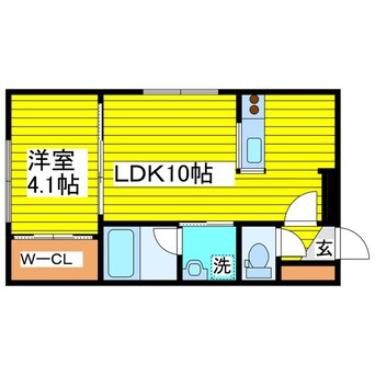 間取図 札幌市営地下鉄東豊線/東区役所前駅 徒歩3分 4階 築9年