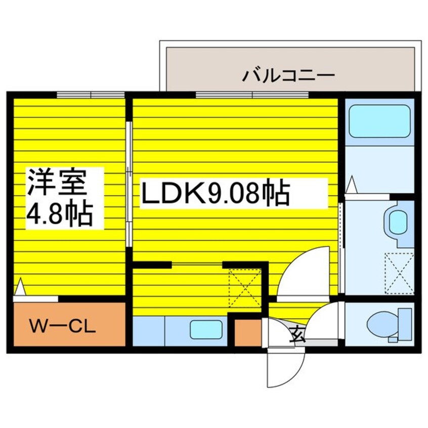 間取図 N23 EAST