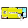 KULTA北13条東II 1LDKの間取り