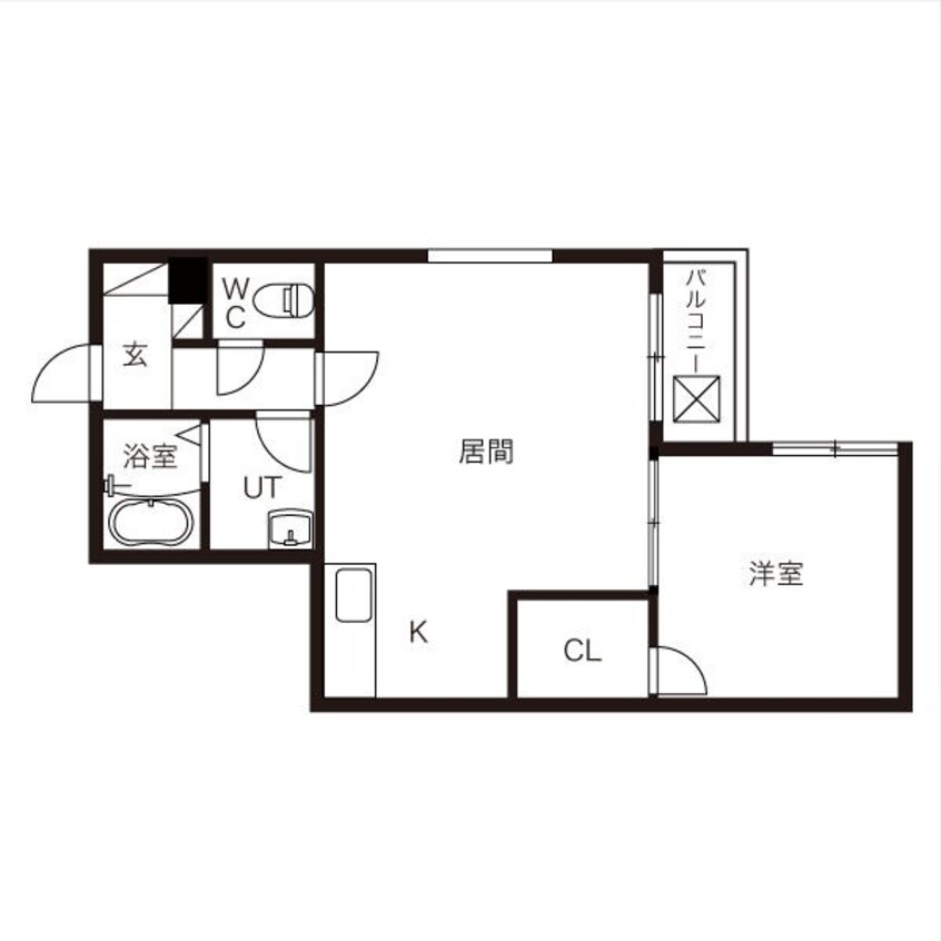 間取図 POLLUX N20（ポルックス）