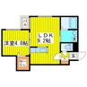 G Legendary 1LDKの間取り