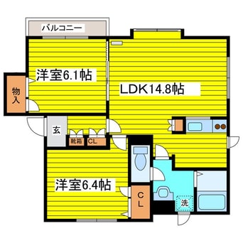 間取図 リバーフィールド