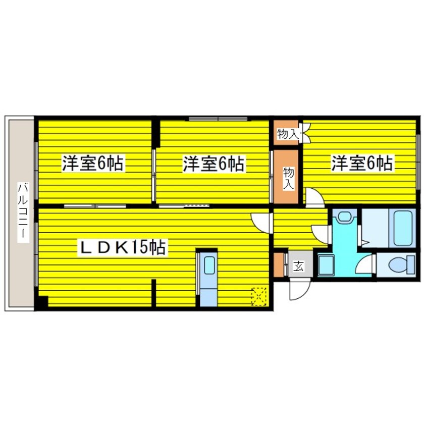 間取図 アーサーパレス