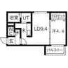 アルセンＮ２６ 1LDKの間取り