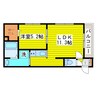 グランメールN25元町 1LDKの間取り